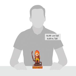 Jim Shore The Year Without A Santa Claus: Heat Miser Sitting On Throne Figurine sparkle-castle