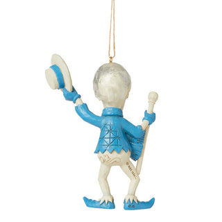 Jim Shore The Year Without A Santa Claus: Snow Miser Singing and Dancing Hanging Ornament sparkle-castle