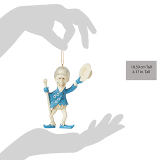 Jim Shore The Year Without A Santa Claus: Snow Miser Singing and Dancing Hanging Ornament sparkle-castle