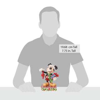 Jim Shore Disney Traditions: Holiday Kickoff Limited Edition Santa Mickey Figurine sparkle-castle