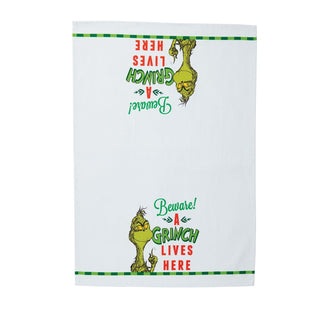 Studio Brands: Beware A Grinch Lives Here Tea Towel sparkle-castle