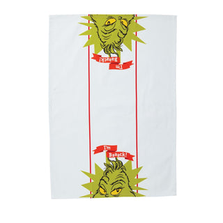 Studio Brands: Grinch I'm Baaack Tea Towel sparkle-castle