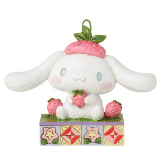 Jim Shore Sanrio: Cinnamoroll With Strawberry Figurine sparkle-castle
