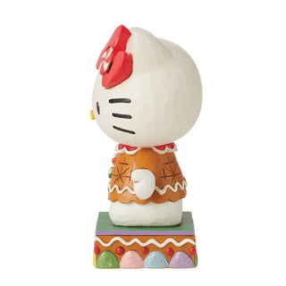 Jim Shore Sanrio: Gingerbread Hello Kitty Figurine sparkle-castle