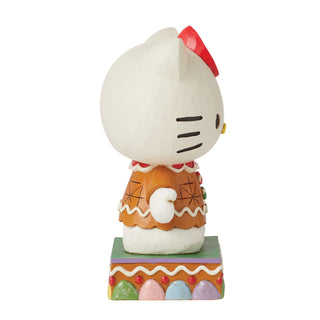 Jim Shore Sanrio: Gingerbread Hello Kitty Figurine sparkle-castle