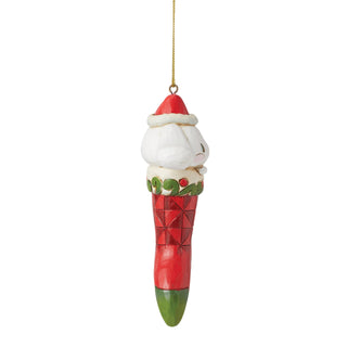 Jim Shore Sanrio: Cinnamoroll Inside Stocking Hanging Ornament sparkle-castle