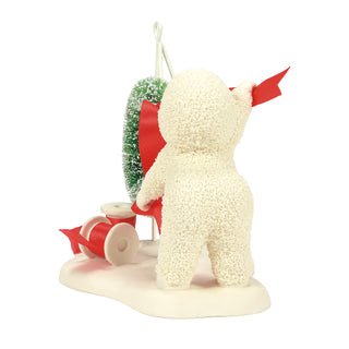 Snowbabies Christmas Jubilee Collection: A Wreath For Santa Figurine