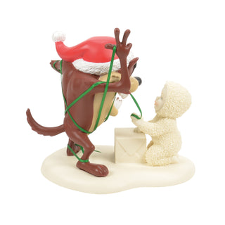 Snowbabies Guest Collection: Taz Hungry for Ribbon Figurine sparkle-castle