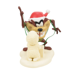 Snowbabies Guest Collection: Taz Hungry for Ribbon Figurine sparkle-castle