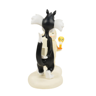 Snowbabies Guest Collection: A Pwesent for a Putty Tat Figurine sparkle-castle