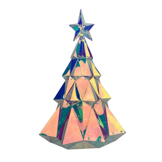 Department 56 Christmas Basics: Lit Prism Small Christmas Tree sparkle-castle