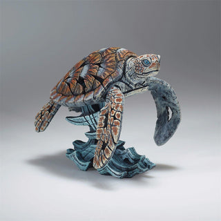 Edge Sculpture: Miniature Sea Turtle Bust sparkle-castle