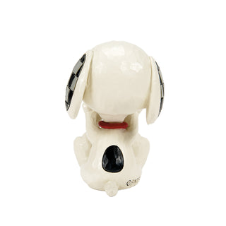 Jim Shore Peanuts: Snoopy Laughing Mini Figurine sparkle-castle