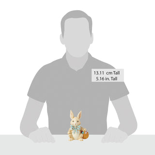 Jim Shore Heartwood Creek: Pint Sized Easter Bunny With Bow Figurine sparkle-castle