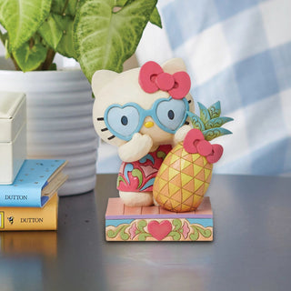 Jim Shore Sanrio: Hello Kitty With Pineapple Figurine sparkle-castle