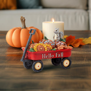 Jim Shore Heartwood Creek: Harvest Wagon With Pumpkins Figurine sparkle-castle