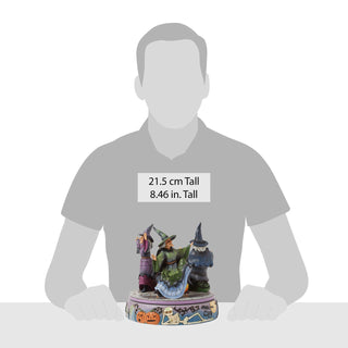 Jim Shore Heartwood Creek: Witches Rotating Around Cauldron Figurine sparkle-castle