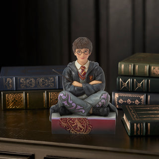 Jim Shore Harry Potter: Harry Potter with Wand Figurine sparkle-castle