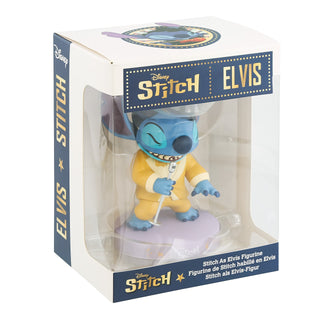 Grand Jester Studios: Elvis Stitch In Gold Lamé Suit Figurine sparkle-castle
