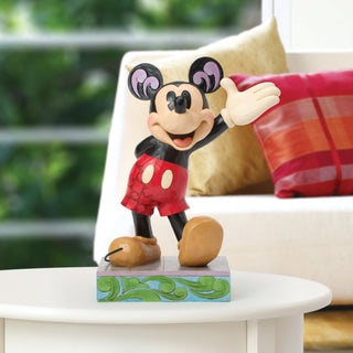 Jim Shore Disney Traditions: Everyday Mickey Big Figurine sparkle-castle