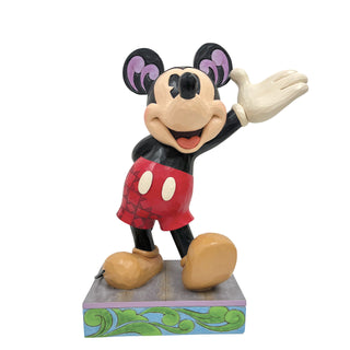 Jim Shore Disney Traditions: Everyday Mickey Big Figurine sparkle-castle