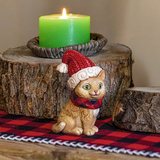 Jim Shore Heartwood Creek: Highland Glen Cat Miniature Figurine sparkle-castle