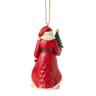 Jim Shore Heartwood Creek: Santa Vintage Christmas Hanging Ornament sparkle-castle