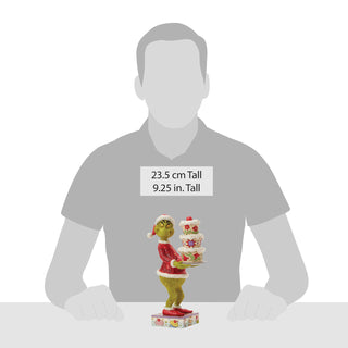 Jim Shore The Grinch: Grinch with Grinchy Cake Figurine sparkle-castle