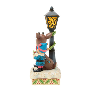 Jim Shore Rudolph Traditions: Rudolph and Elves Caroling Figurine sparkle-castle