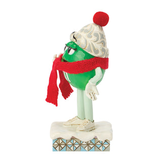Jim Shore M&M'S: Green M&M With Scarf Figurine sparkle-castle