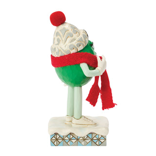 Jim Shore M&M'S: Green M&M With Scarf Figurine sparkle-castle