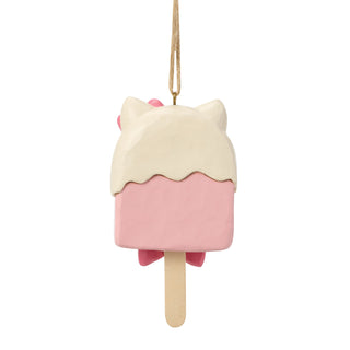 Jim Shore Sanrio: Hello Kitty Popsicle Hanging Ornament sparkle-castle