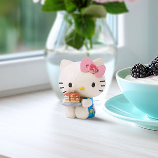 Jim Shore Sanrio: Hello Kitty With Stack Of Pancakes Miniature Figurine sparkle-castle