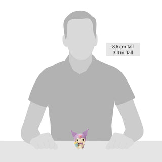 Jim Shore Sanrio: Kuromi With Popcorn Bucket Miniature Figurine sparkle-castle
