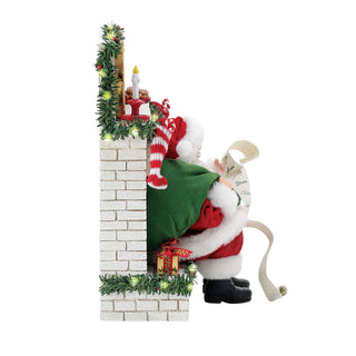 Department 56 Possible Dreams: Down the Chimney Figurine sparkle-castle
