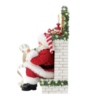 Department 56 Possible Dreams: Down the Chimney Figurine sparkle-castle