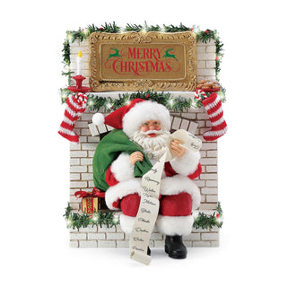 Department 56 Possible Dreams: Down the Chimney Figurine sparkle-castle