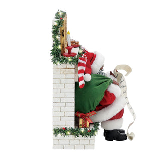 Department 56 Possible Dreams: Down the Chimney African American Figurine sparkle-castle