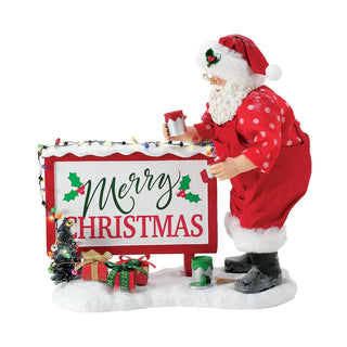 Department 56 Possible Dreams: North Pole Greeting Figurine sparkle-castle