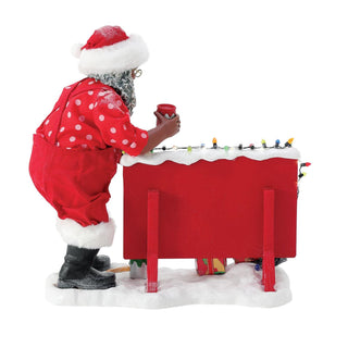 Department 56 Possible Dreams: North Pole Greeting African American Figurine sparkle-castle