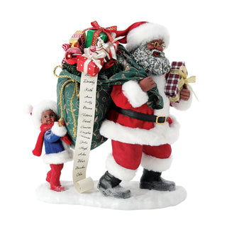 Department 56 Possible Dreams: Sharing the Load African American Figurine sparkle-castle