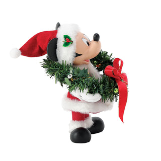 Department 56 Possible Dreams Disney: Holly Jolly Mickey Mouse Figurine sparkle-castle