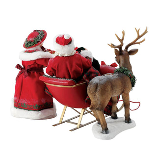 Department 56 Possible Dreams: Filling the Sleigh Figurine sparkle-castle