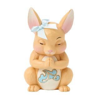 Jim Shore Heartwood Creek: Praying Bunny Figurine sparkle-castle