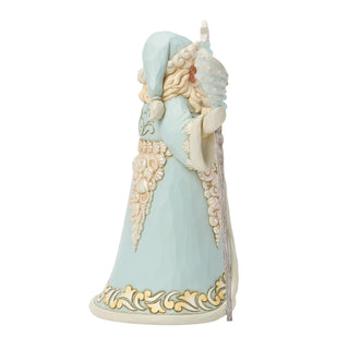 Jim Shore Heartwood Creek: Coastal Santa With Sea Glass Tree Figurine sparkle-castle