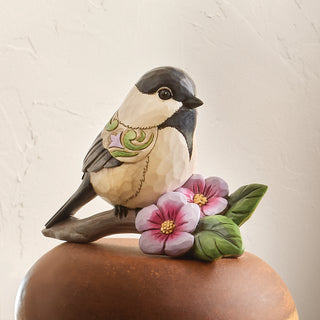 Jim Shore Heartwood Creek: Chickadee Figurine sparkle-castle