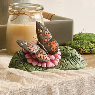 Jim Shore Heartwood Creek: Painted Lady Butterfly Mini Figurine sparkle-castle