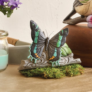 Jim Shore Heartwood Creek: Goliath Butterfly Mini Figurine sparkle-castle