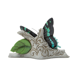 Jim Shore Heartwood Creek: Goliath Butterfly Mini Figurine sparkle-castle