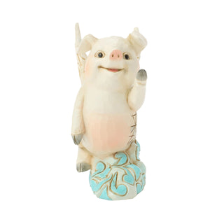 Jim Shore Heartwood Creek: Flying Pig Miniature Figurine sparkle-castle